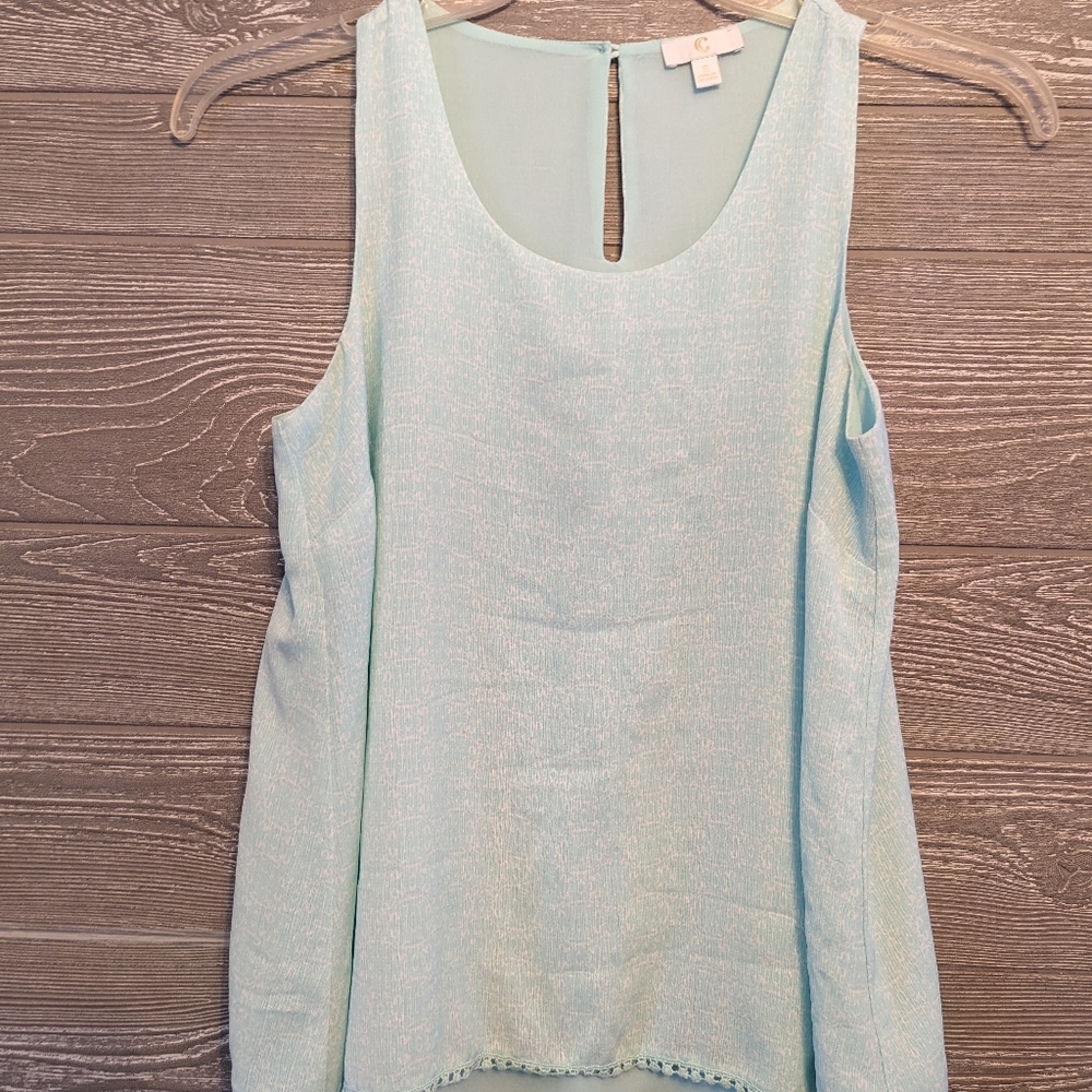 Green sleeveless top